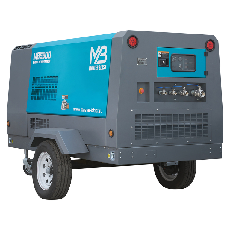 Master Blast MB-550D-7 винтовой дизельный компрессор