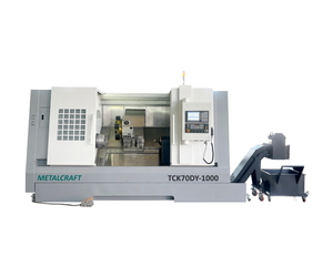Горизонтальные токарные станки MetalCraft TCK70DY-1000 c ЧПУ Fаnuс (TCK70DY-1000.F15/18,5.A2-8.12K.254T)