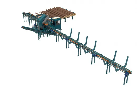 Раскряжевочно - дровокольная линия Cronver DRS 1250