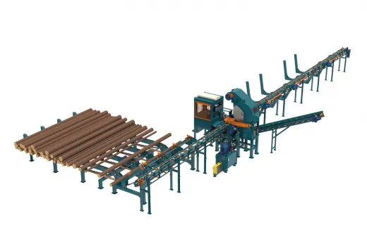 Раскряжевочно - дровокольная линия Cronver DRS 1250