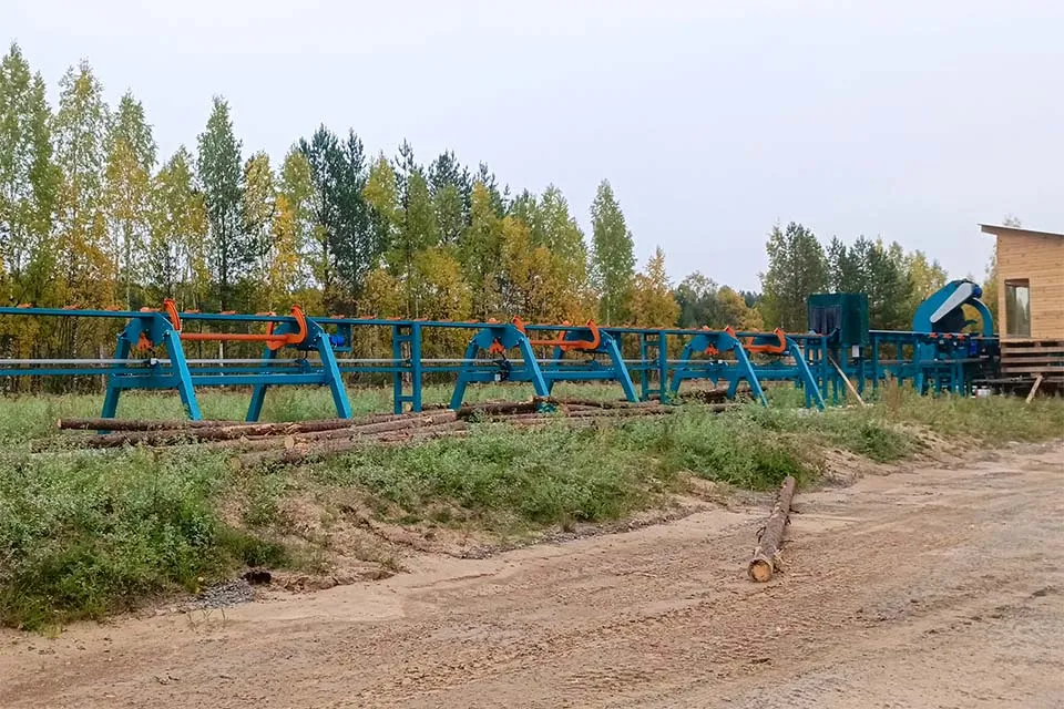 Раскряжевочно - дровокольная линия Cronver DRS 1250