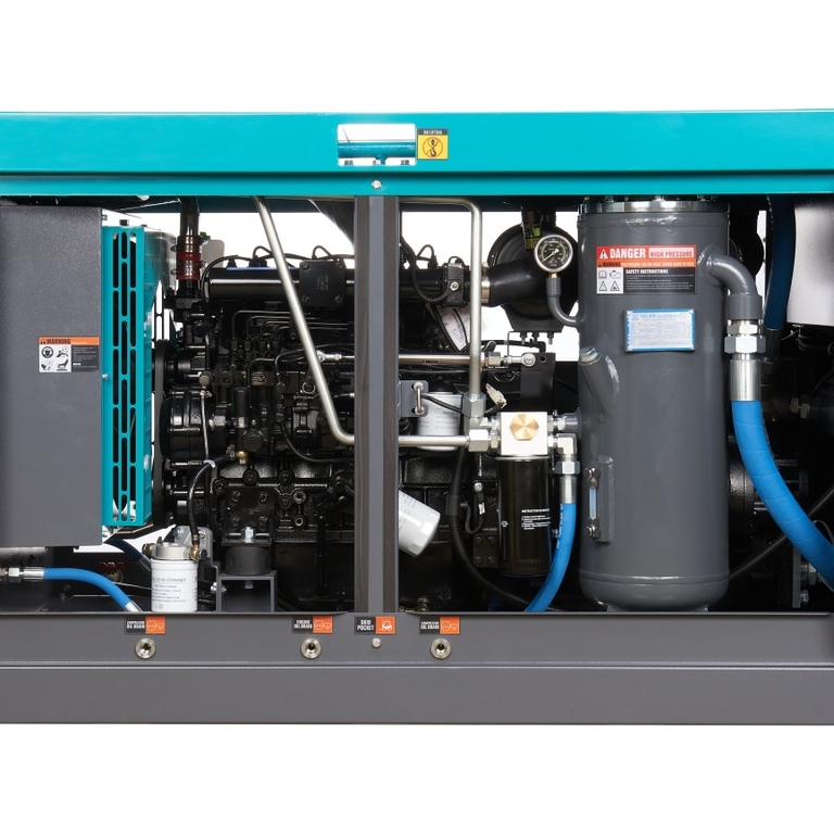 Master Blast MB-185B-7+AC винтовой дизельный компрессор