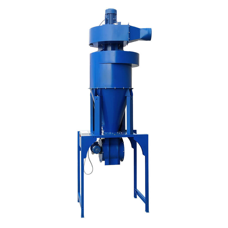 ВП-7000 с циклоном, механической разгрузкой и установочной рамой