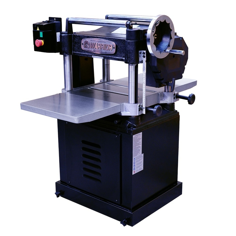 Рейсмусовый станок warrior w0204 hl 230в ширина стола 400 мм мощность двигателя 2,2 квт вал helical