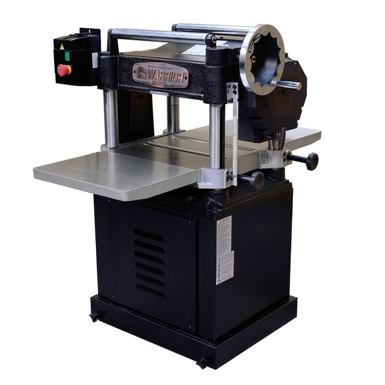 Рейсмусовый станок warrior w0204 hl 400в  ширина стола 400 мм мощность двигателя 2,2 квт вал helical