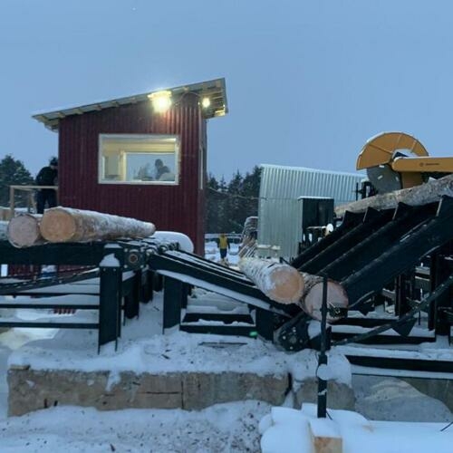 Разобщитель для бревен