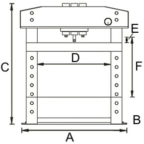 Пресс гидравлический Unicraft WPP 50E