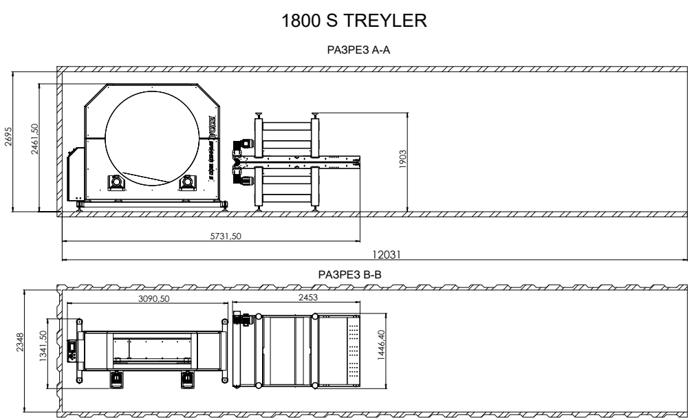 Упаковочный станк в стрейч пленку Spinner 2200 S