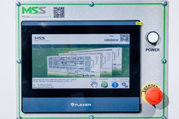 Автоматический шлифовальный станок для погонажных изделий KDT L-S2W7