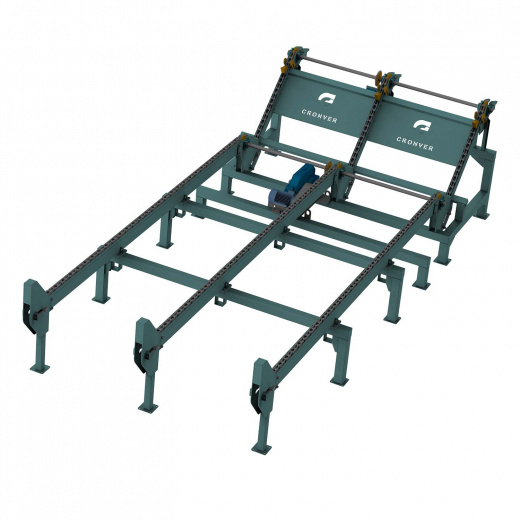 Разобщитель бревна с эстакадой Cronver RL-V (высокий)