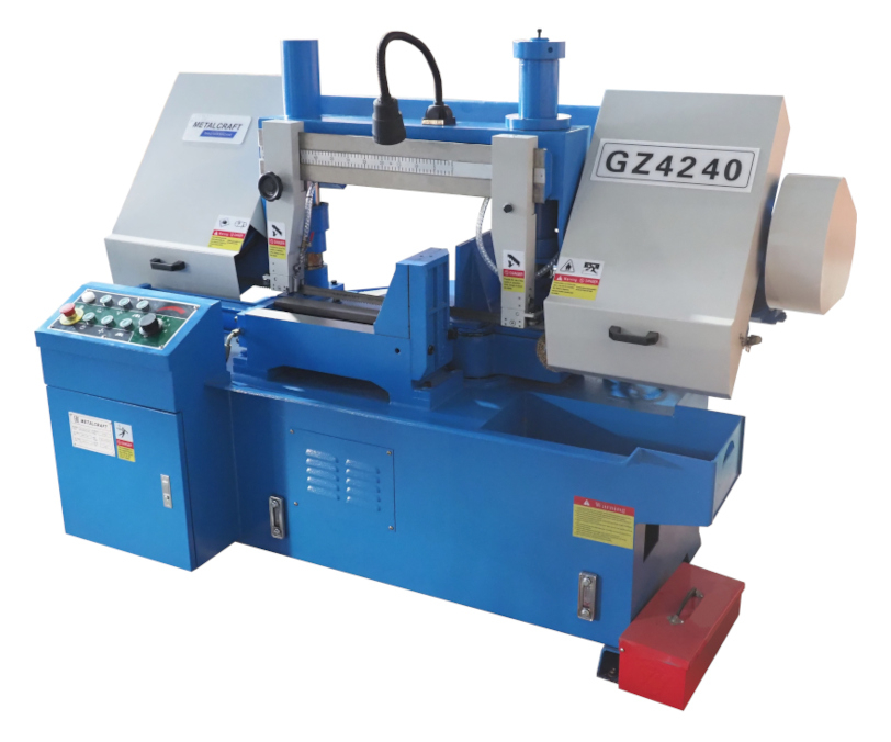 Полуавтоматический ленточнопильный станок с поворотной рамой MetalCraft GZ4240