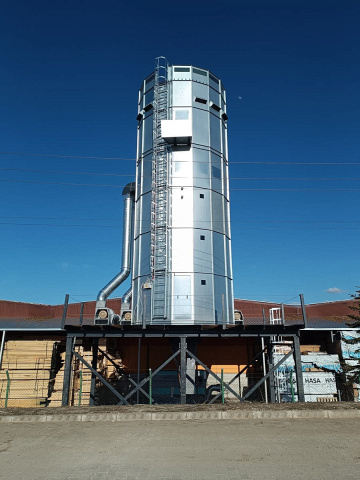 Фильтр рукавный цилиндрический с силосом EcoWood Industrial SC-50