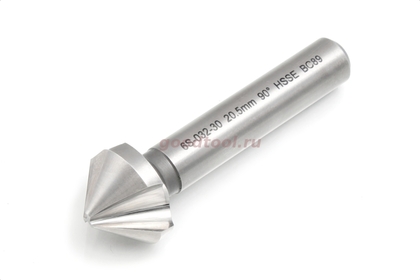 Зенковка d63,0х 43х185 конус 120° Р18 к/х Z=10 КМ4 DIN335B "CNIC"